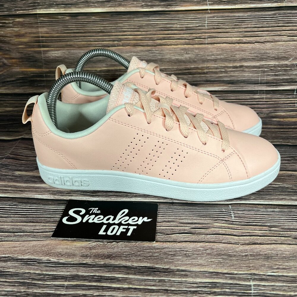 Adidas NEO Advantage CL Women's Pink Casual‎ Shoes Sneakers
